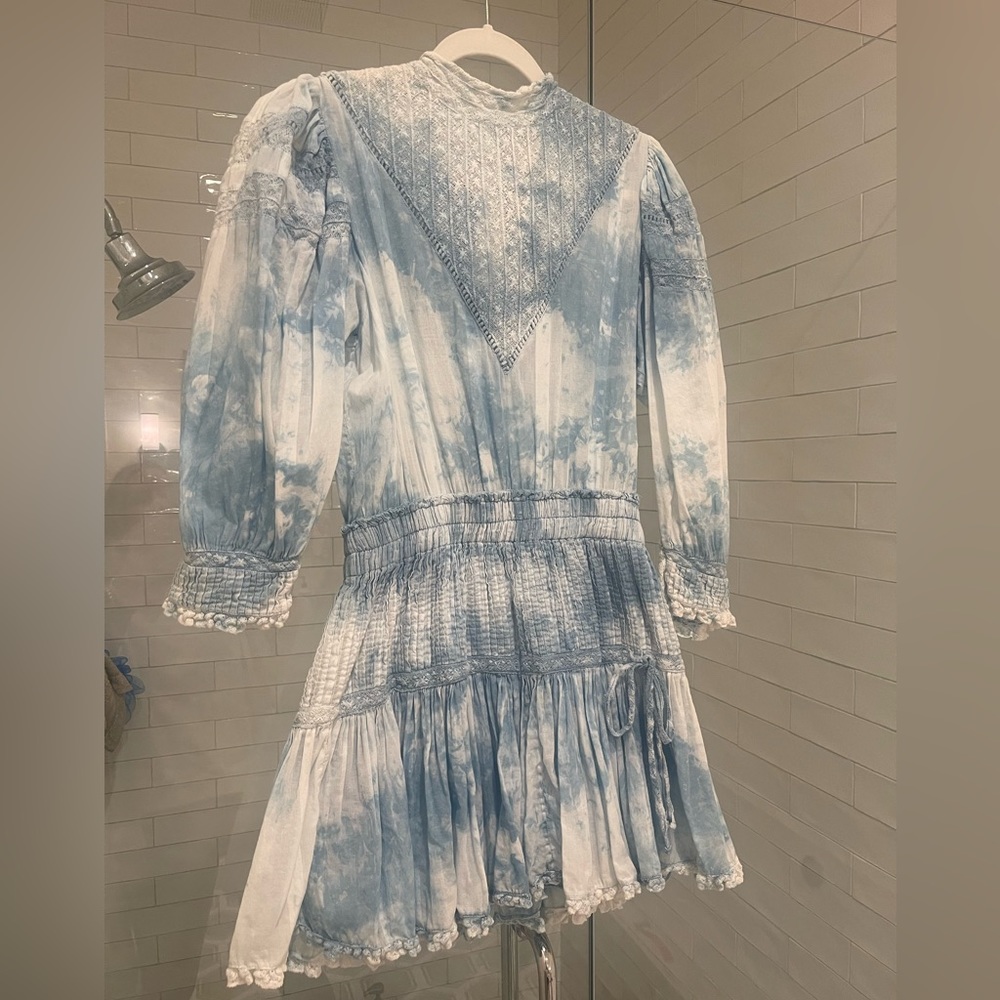 LoveShackFancy blue dress- medium